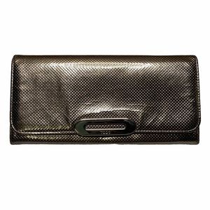 TOD’S Textured Metallic Wallet